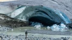 Swiss Glacier Ice Loss Reaches Catastrophic New Highs swiss glacier ice loss, alpine water crisis, climate change impact on alps, glacier meltwater supply, european river shipping disruption editorial analysis 2026